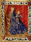 Jean Fouquet The Virgin And Child Enthroned painting